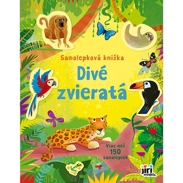 SAMOLEPKOVÁ KNIŽKA DIVÉ ZVIERATÁ