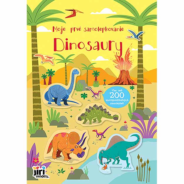 Moje prvé samolepkovanie dinosaury