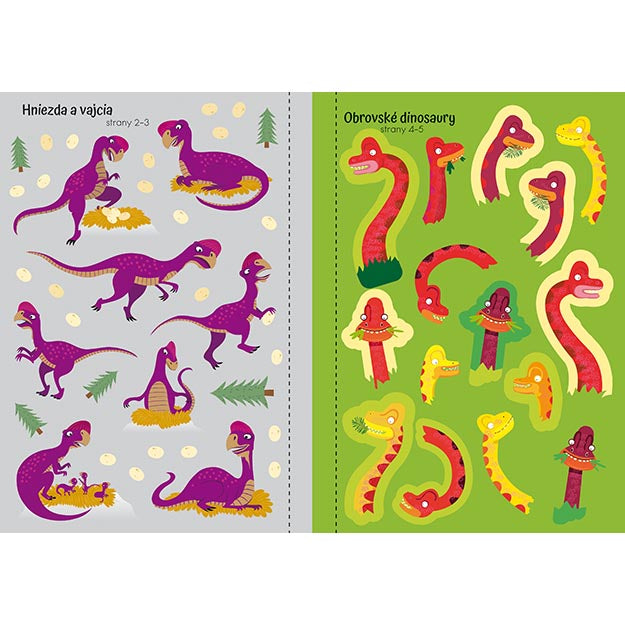 Moje prvé samolepkovanie dinosaury – obrázok 2