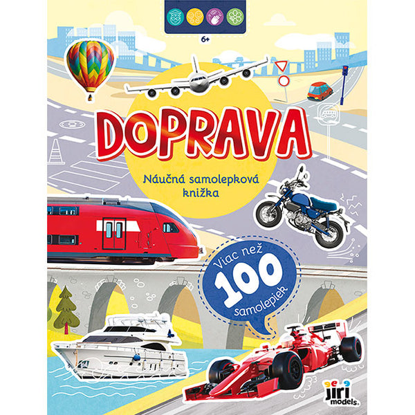 NÁUČNÁ SAMOLEPKOVÁ KNIŽKA 6+ DOPRAVA