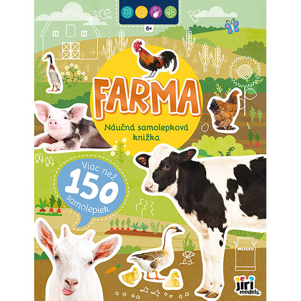 SAMOLEPKOVÁ KNIŽKA 6+ FARMA