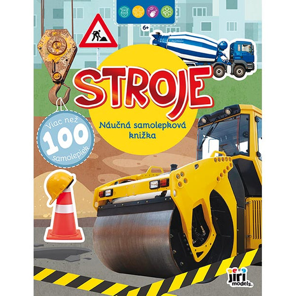 NÁUČNÁ SAMOLEPKOVÁ KNIŽKA STROJE 6+
