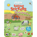Hra so silikónovými samolepkami farma