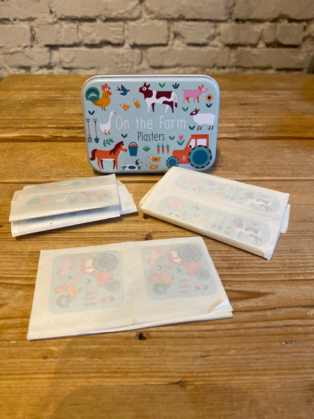 DETSKÉ NÁPLASTE S FARMÁRSKYMI ZVIERATAMI 🐷🐮 – 30 KS