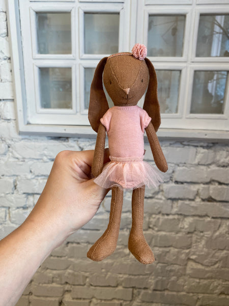 ZAJAČIK BALETKA vel1  chocolate brown