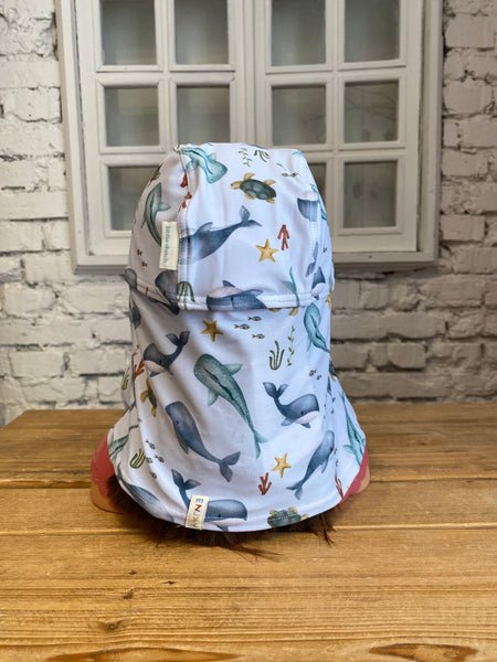 ČIAPKA DO VODY  S UPF 50+ OCEAN MULTICOLOR VEĽ. 3