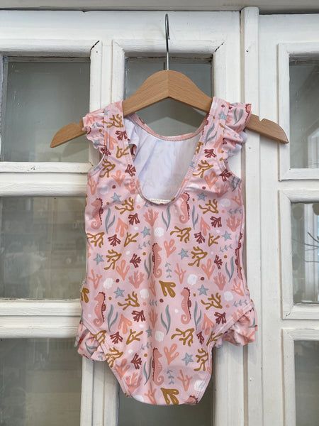 PLAVKY BEZ RUKÁVOV OCEAN DREAMS PINK VEĽ. 74/80