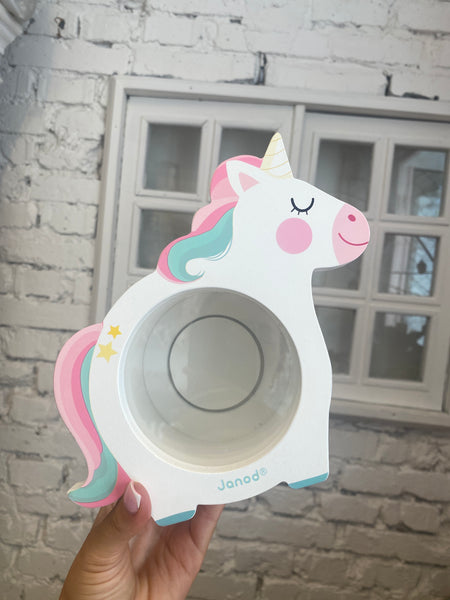 JEDNOROŽEC DREVENÁ POKLADNIČKA