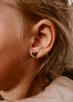 Studearrings OrganicHeart jpg
