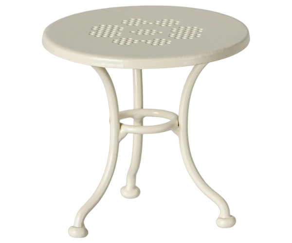 LAVICA SO STOLÍKOM off white (malý domček MAILEG)