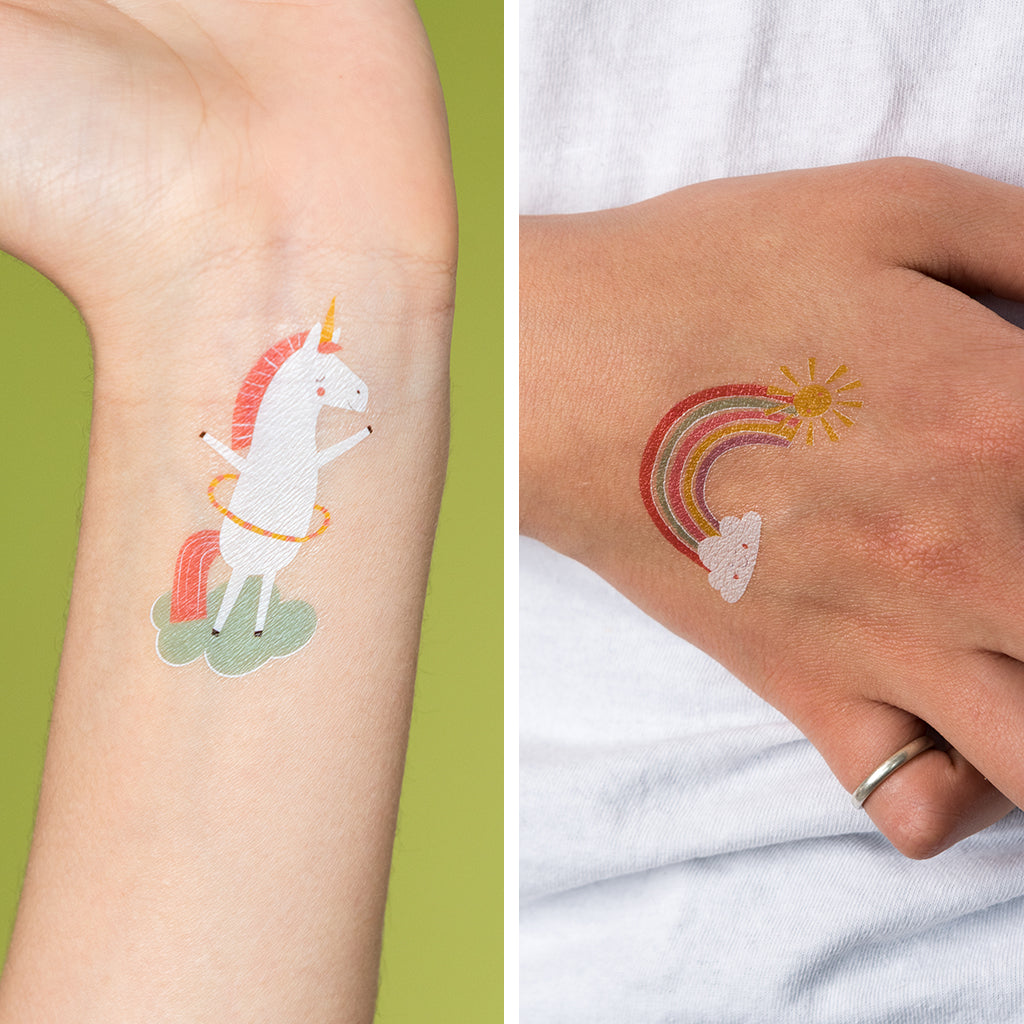 magical unicorn temporary tattoo 28048 lifestyle