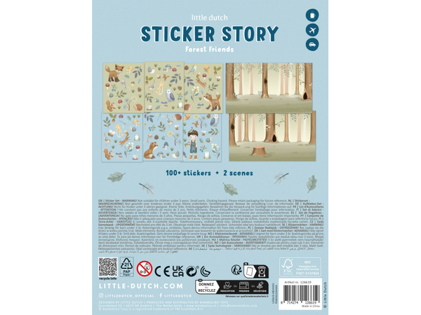 SADA SO SAMOLEPKAMI FOREST FRIENDS