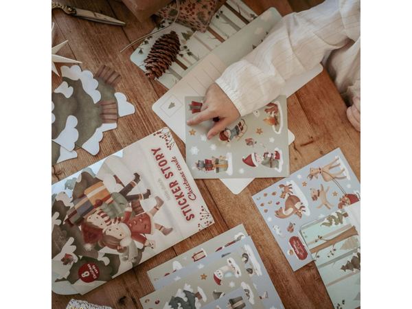 SADA SO SAMOLEPKAMI VIANOČNÉ PRIANIE