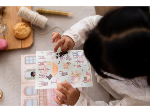 KNIŽKA SO SAMOLEPKAMI NAKUPOVANIE ROSA