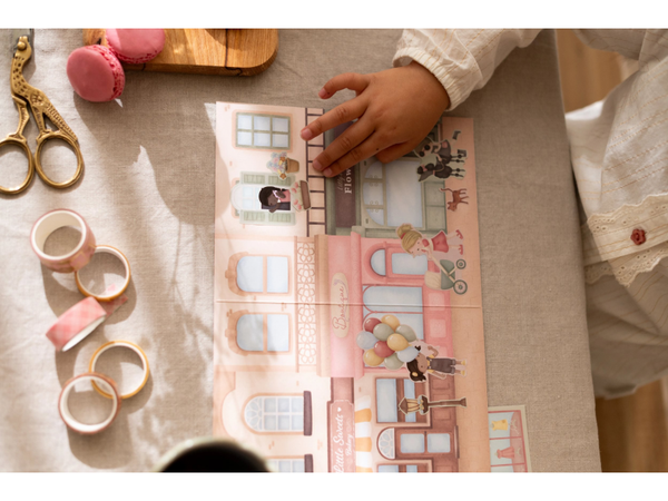 KNIŽKA SO SAMOLEPKAMI NAKUPOVANIE ROSA