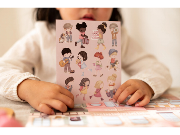 KNIŽKA SO SAMOLEPKAMI NAKUPOVANIE ROSA