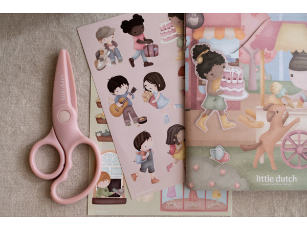 KNIŽKA SO SAMOLEPKAMI NAKUPOVANIE ROSA