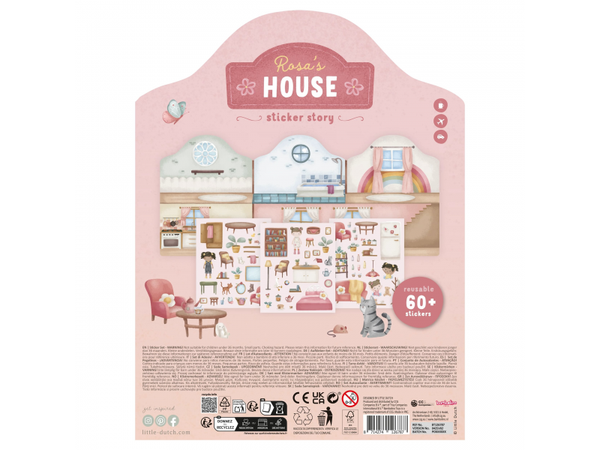 KNIŽKA SO SAMOLEPKAMI DOM ROSA