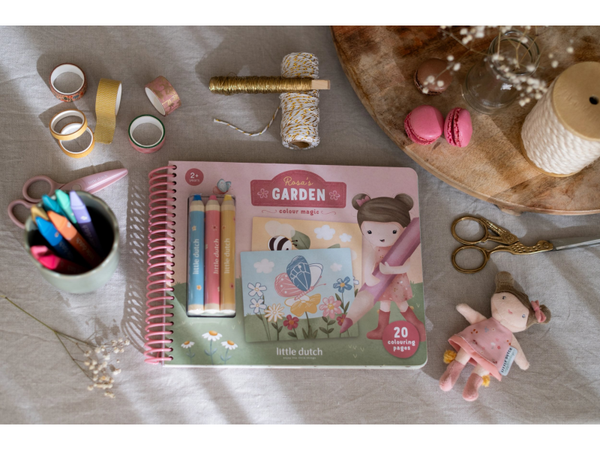 OMAĽOVÁNKY S PASTELKAMI ZÁHRADA ROSA