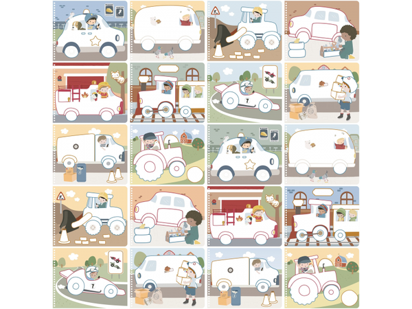 OMAĽOVÁNKY S PASTELKAMI DOPRAVA JIM