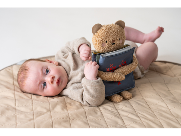 MEDVEDÍK PLYŠOVÝ S KNIŽKOU SNUGGLE BEAR