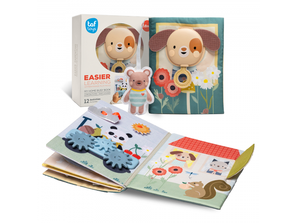 TAF TOYS KNIŽKA S AKTIVITAMI MY HOME BUSY BOOK