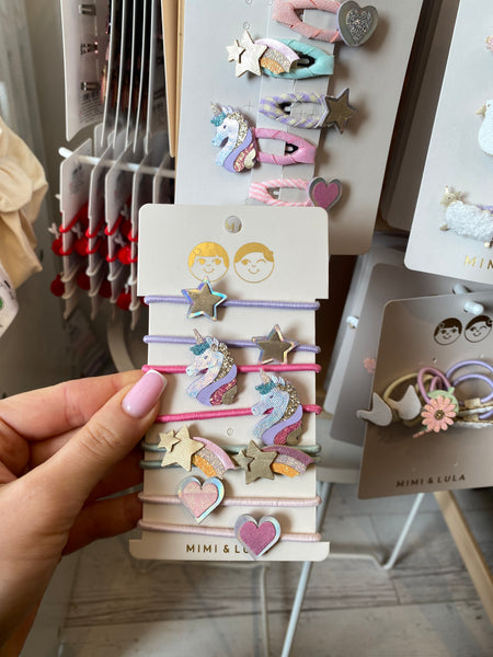 DREAMY JEDNOROŽCOVÉ GUMIČKY DO VLASOV 🦄 8KS