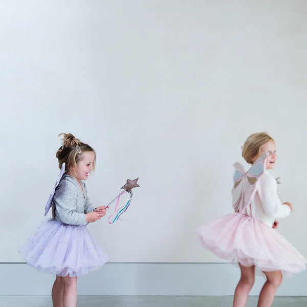 SUKNIČKA S HVIEZDIČKAMI ružová