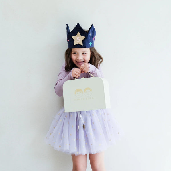 SUKNIČKA SRDIEČKA fialová