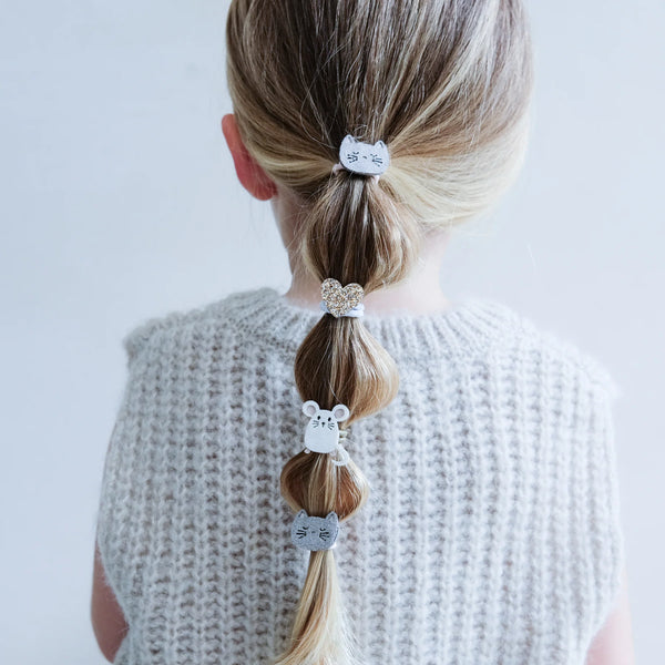 GUMIČKY MINI MYŠKY, MAČKY, SRDIEČKA 8KS