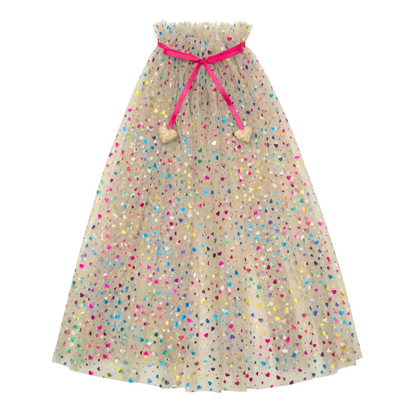 ČAROVNÝ PLÁŠŤ SO SRDIEČKAMI