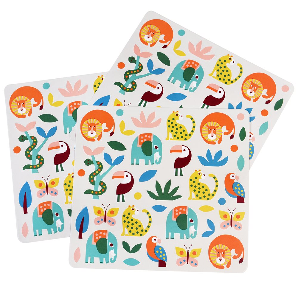 29164 2 wild wonders stickers 3 sheets