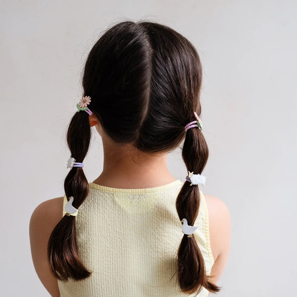 FARMWORLD MINI GUMIČKY DO VLASOV 🌸🐑  6KS