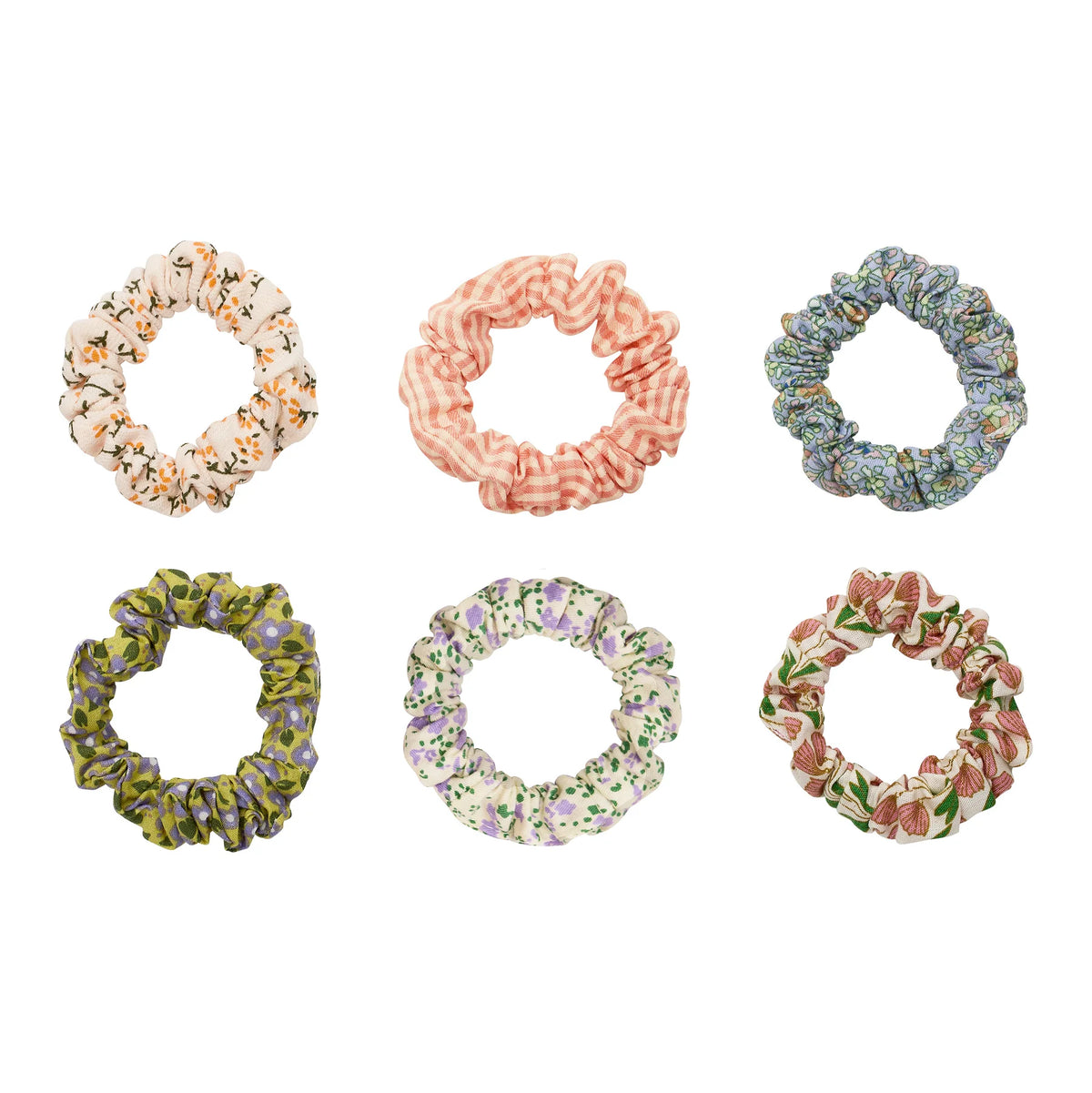 Sladké kvetinové scrunchies 6ks