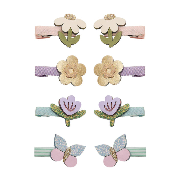 KVETINOVÉ A MOTÝLIKOVÉ MINI SPONKY DO VLASOV 8 KS