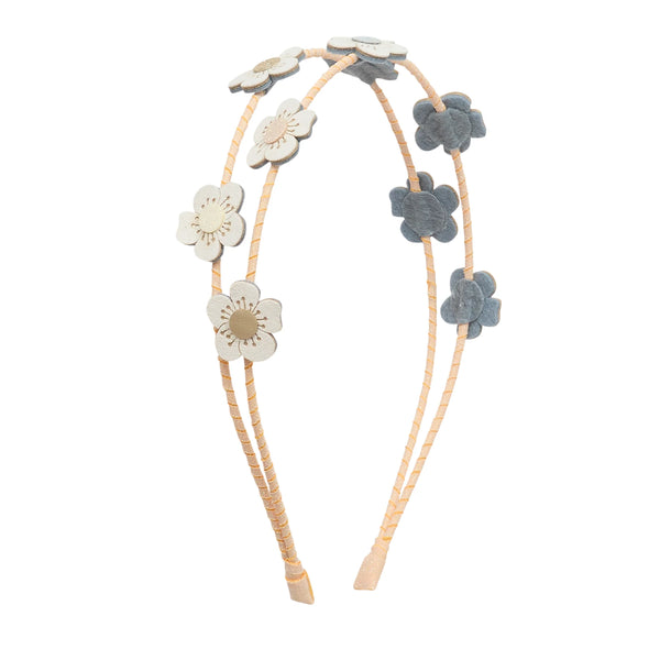 ČELENKA BLOSSOM S KVETINOVÝMI DETAILMI