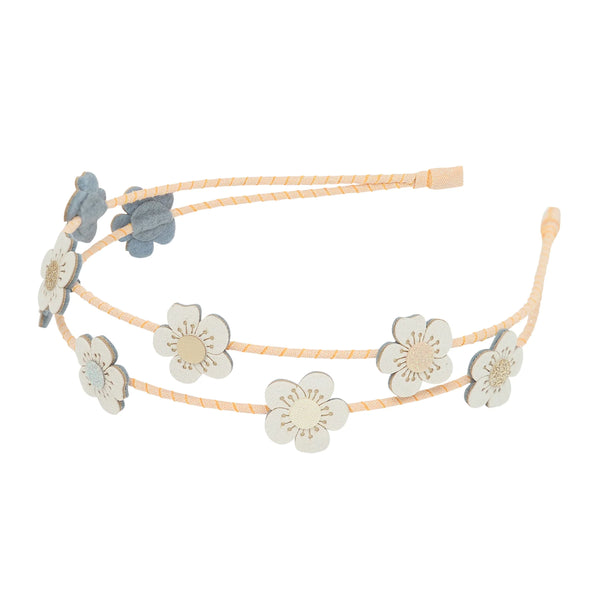 ČELENKA BLOSSOM S KVETINOVÝMI DETAILMI