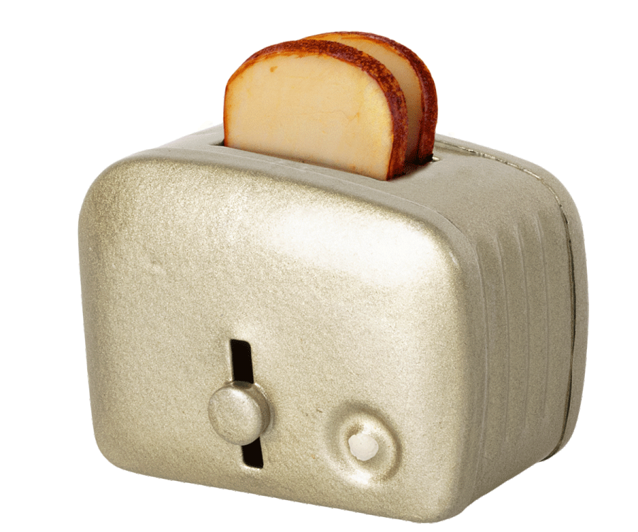 TOASTOVAČ S CHLEBÍKOM rôzne farby (toastovač strieborný)