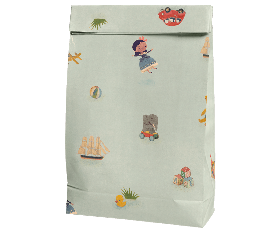 BALIACI PAPIER HRAČKY (baliaci papier papierové vrecko hračky)