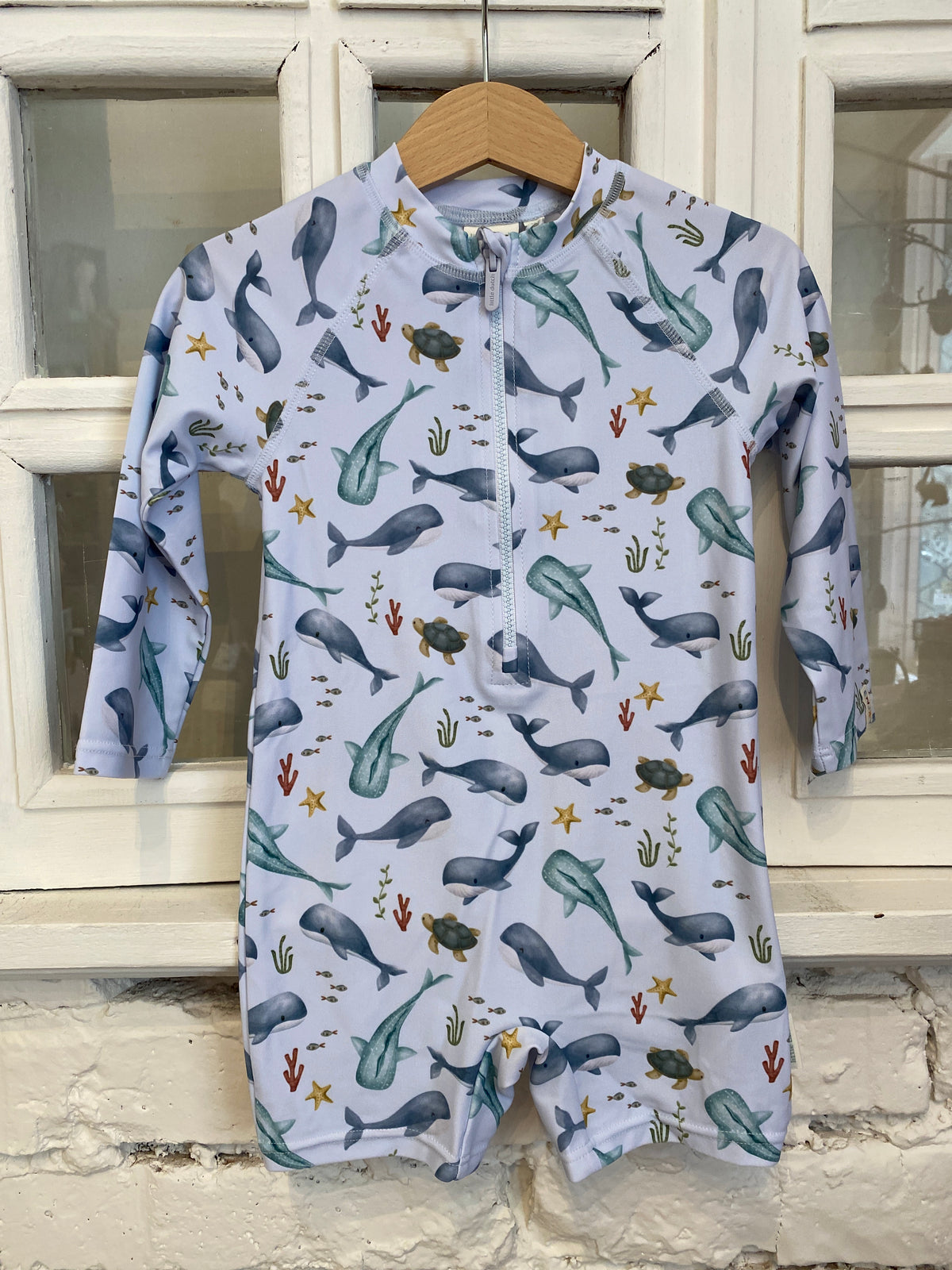 Plavky dlhý rukáv ocean sea life veľ. 98/104 – obrázok 4