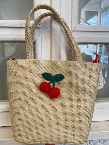 PRÚTENÁ KABELKA PRE DETI S ČEREŠŇAMI 🍒