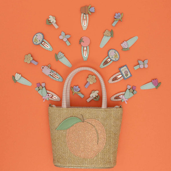 KVETINOVÉ A MOTÝLIKOVÉ MINI SPONKY DO VLASOV 8 KS