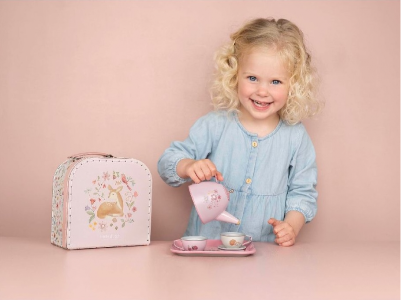 Čajový set V kufríku fairy garden – obrázok 3