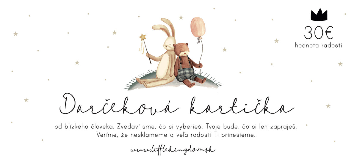 DARČEKOVÁ KARTIČKA (Hodnota 100,00 EUR)