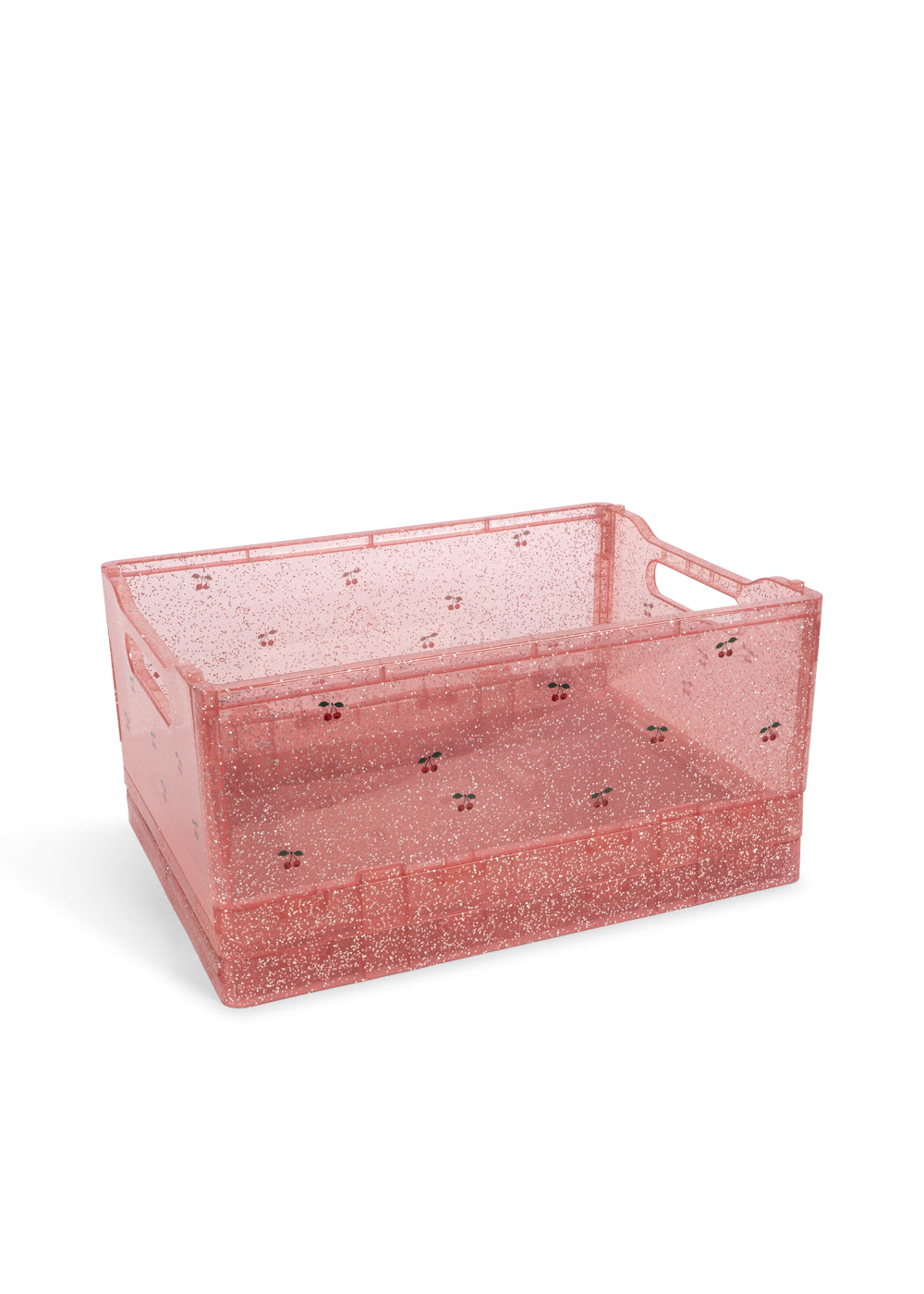 BOX NA HRAČKY GLITTER CHERRY