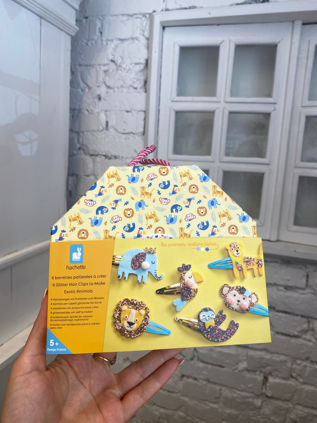 Diy sada na výrobu sponiek 6ks zvierat Z džungle 5R – obrázok 12