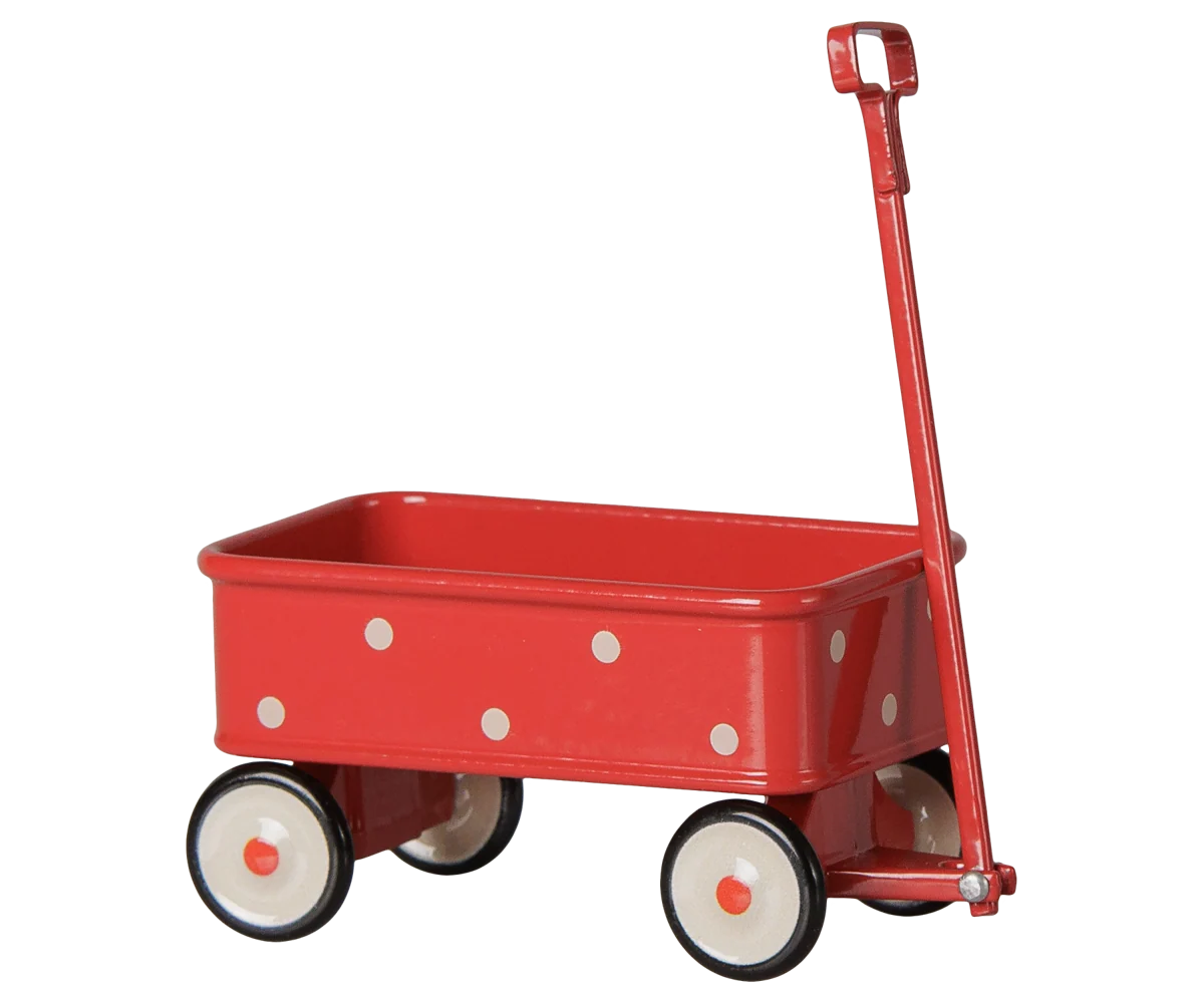 VOZÍK PRE MYŠKY red MAILEG