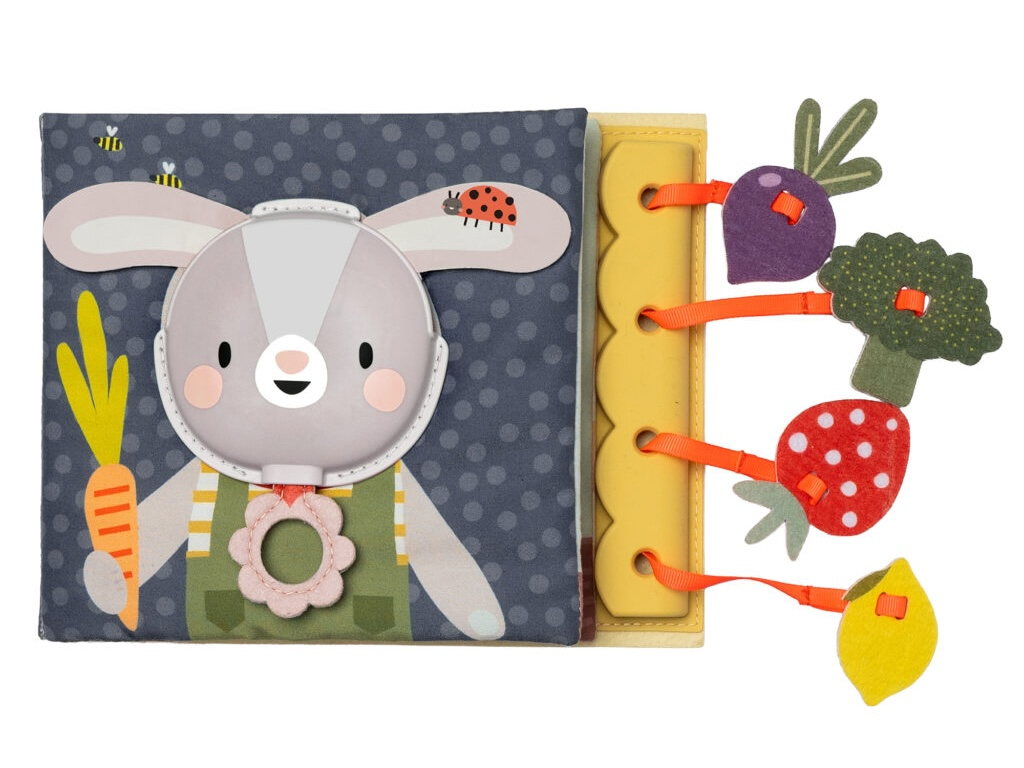 TAF TOYS KNIŽKA S AKTIVITAMI GARDEN MY 1ST BUSY BOOK