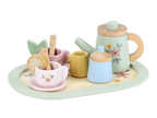 Čajový set drevený S kvetinovou potlačou – obrázok 4