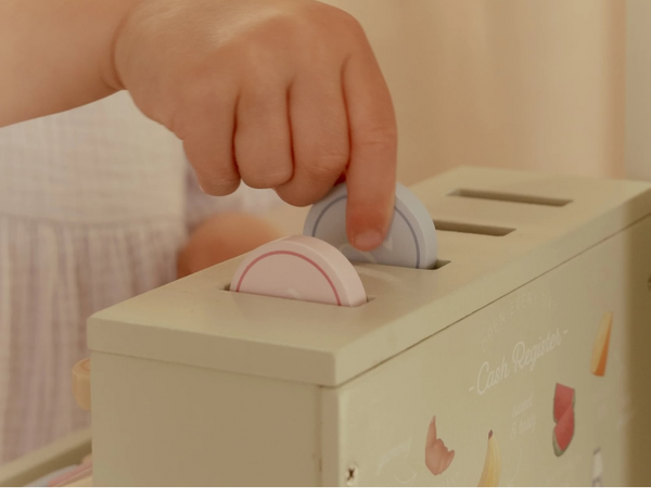 POKLADŇA SO SKENEROM A ČÍTAČKOU KARIET DREVENÁ